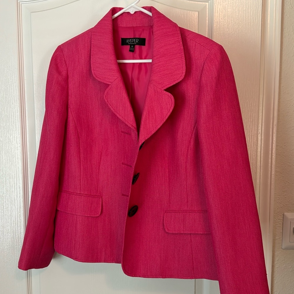 Kasper size 16 women’s pink blazer